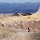 Hikers in Death Valley. Which no thank you.